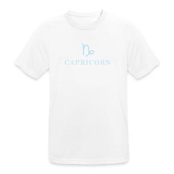 Sternzeichen Capricorn Steinbock Sternbild - Männer T-Shirt atmungsaktiv - Weiß - Vorne - AI Model Male 185 dark (185cm)