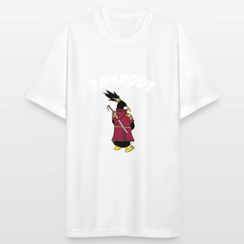 Linux Pingouin I Am Root Geeks Geeks Nerd Computer Ninja T-shirt respirant Homme
