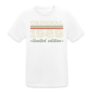Legende seit 1989 Geboren 1989 Geburtstag 1989 - Männer T-Shirt atmungsaktiv - Weiß - Vorne - AI Model Male 185 dark (185cm)
