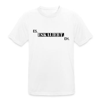Bier Disco Festival Mallorca Party Lustig Design - Männer T-Shirt atmungsaktiv - Weiß - Vorne - AI Model Male 185 dark (185cm)