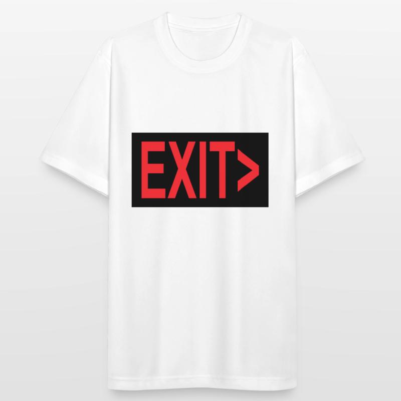 Exit / Exit / Emergency Exit Men's Breathable T-Shirt