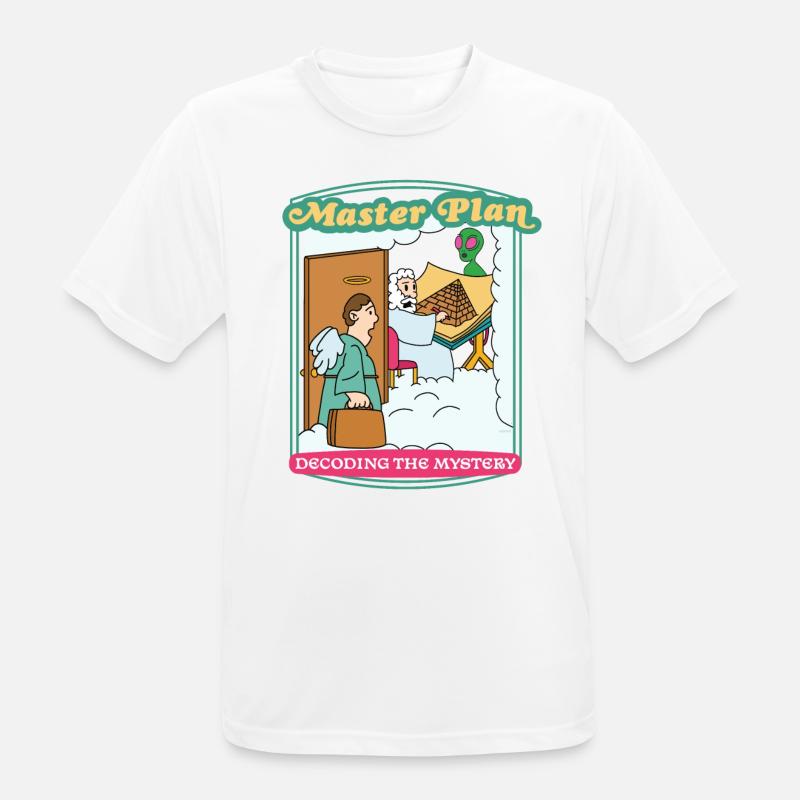 Master Plan - Decoding The Mystery - Männer T-Shirt atmungsaktiv - Weiß