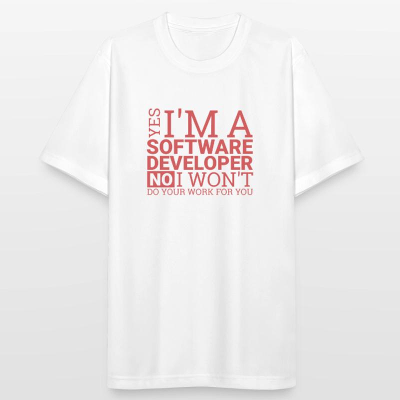 "Software Developer Work | Programmierer" Männer T-Shirt atmungsaktiv