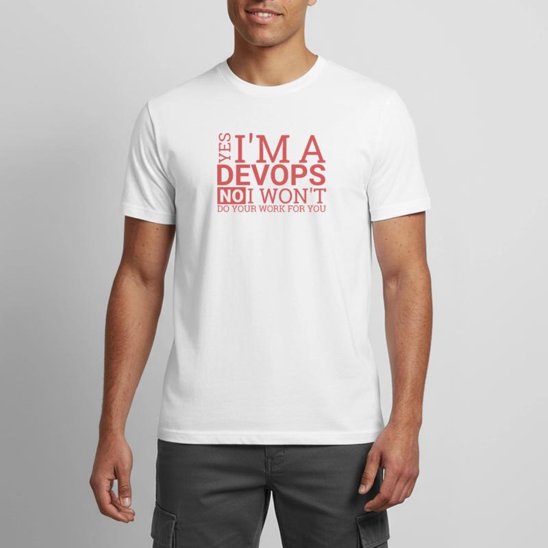 DevOps Work | Software Development" Men's Breathable T-Shirt