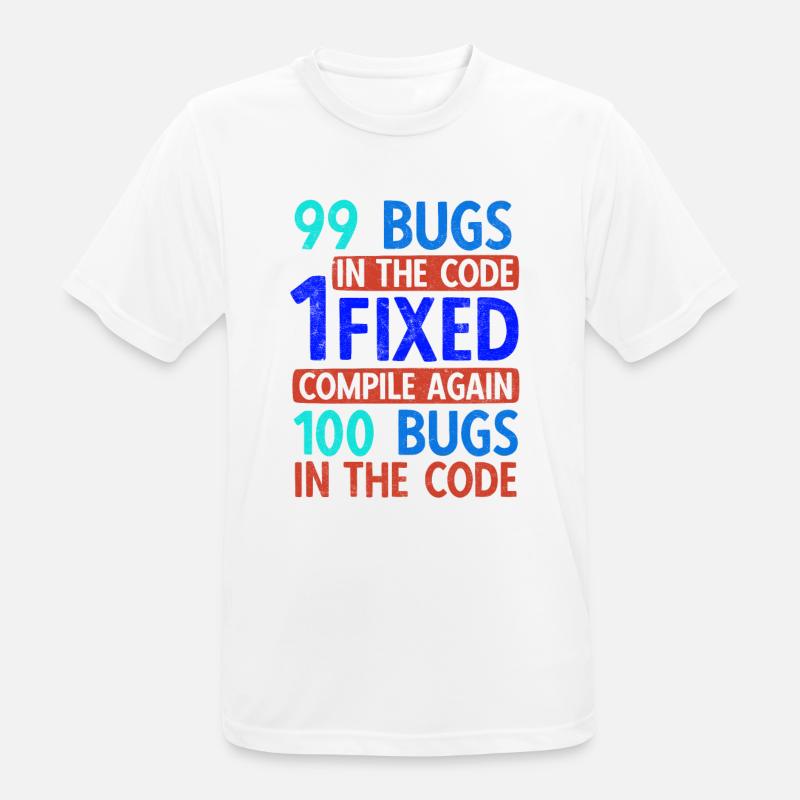 Software Ingenieur Informatiker Programmierer - Männer T-Shirt atmungsaktiv - Weiß