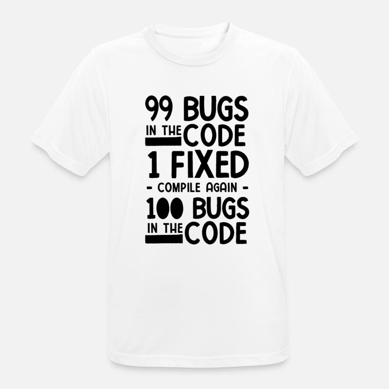 Software Ingenieur Informatiker Programmierer - Männer T-Shirt atmungsaktiv - Weiß