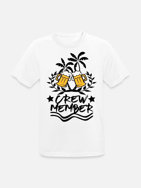 Crew Member / Party Design - Men's Breathable T-Shirt - white