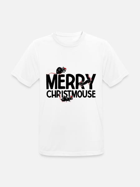 Nagetier Maus Ratte - Männer T-Shirt atmungsaktiv - Weiß