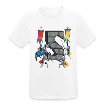 Medieval Knights Medieval History - Men's Breathable T-Shirt - white - Front - AI Model Male 185 dark (185cm)