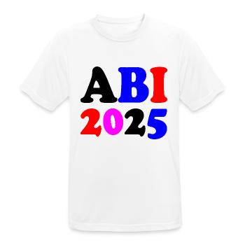 Abi 2025 - T-shirt respirant Homme - blanc - Devant - AI Model Male 185 dark (185cm)