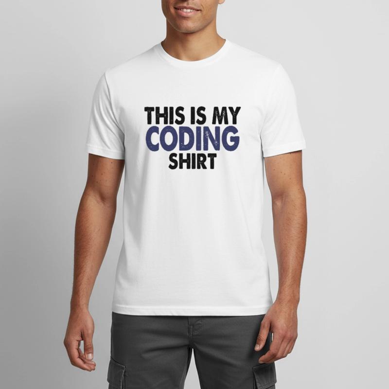 Programmation informatique de nerd de codage T-shirt respirant Homme