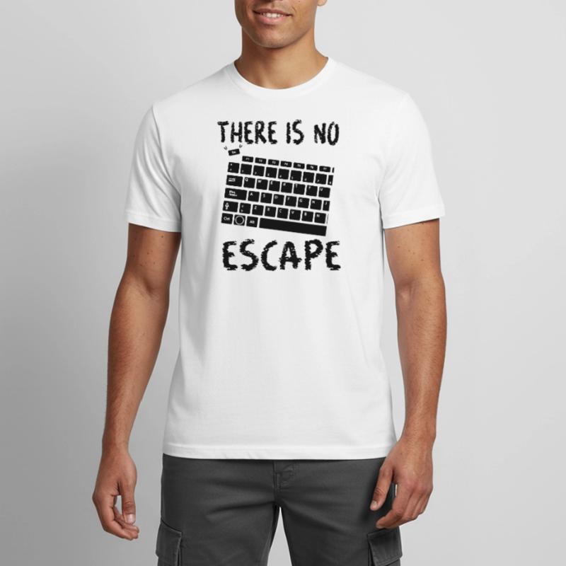Nerd Geek Pun Escape Coder Funny Gift Men's Breathable T-Shirt