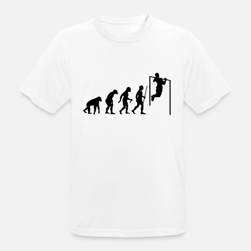 Evolution Pull Up - Men's Breathable T-Shirt - white