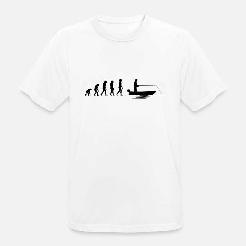 Evolution Fisher | Evolution Angler - T-shirt respirant Homme - blanc