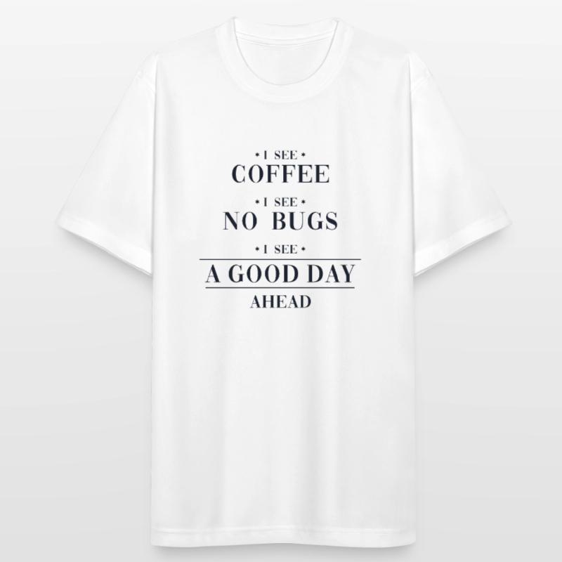 Coffee No Bugs Good Day Engineer Coder Software Men's Breathable T-Shirt