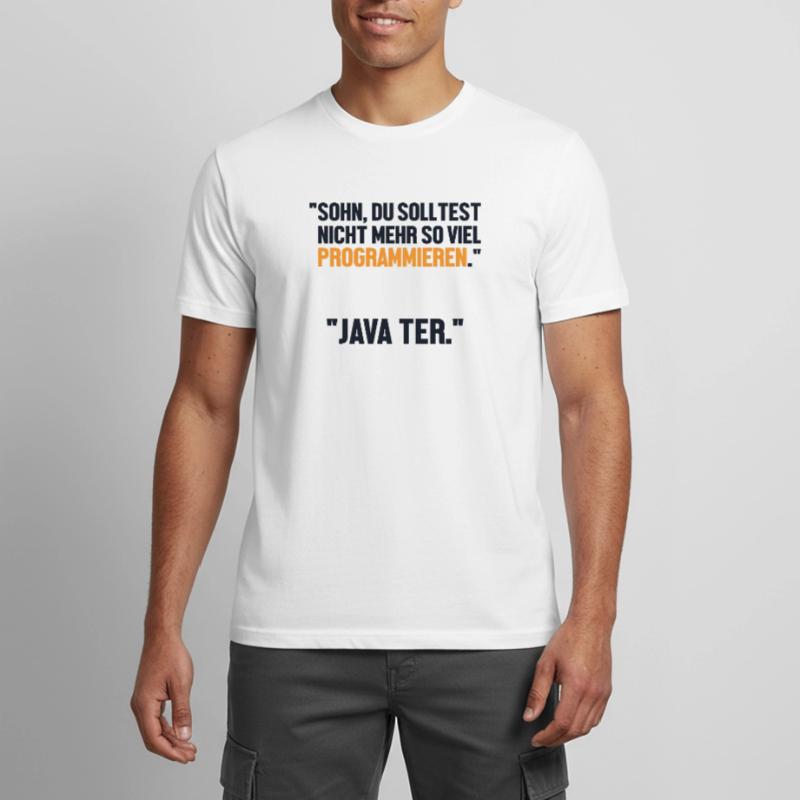 Sohn Programmieren Ja Vater Developer Coder Männer T-Shirt atmungsaktiv