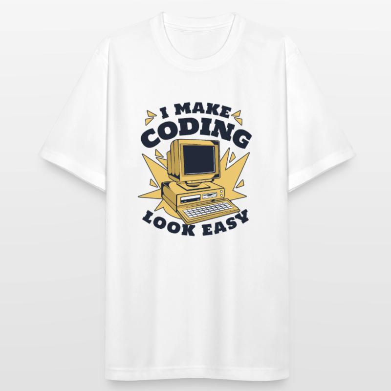 Je rends le codage facile Developer Coder T-shirt respirant Homme