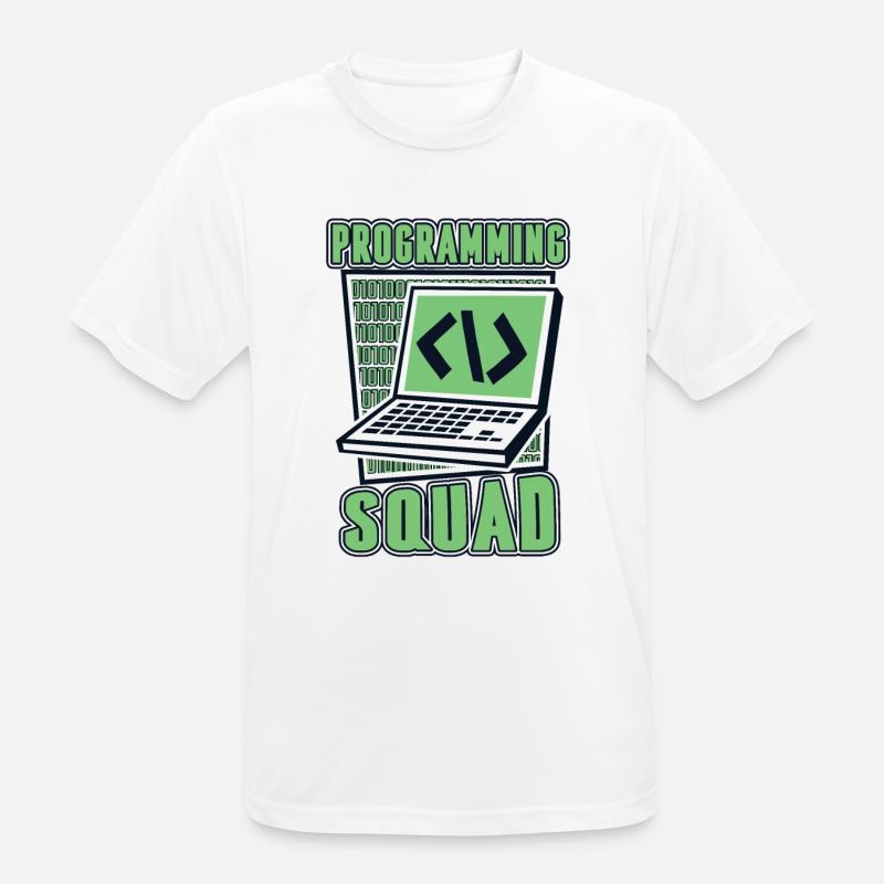 Programming Squad Software Developer Developer - Men's Breathable T-Shirt - white