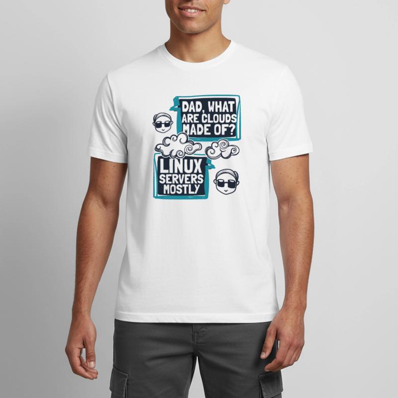 Papa quels sont les clouds faits de Developer Coder T-shirt respirant Homme