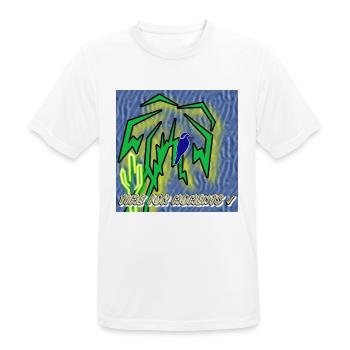 Time for Moments - Abbild - 2023 - Männer T-Shirt atmungsaktiv - Weiß - Vorne - AI Model Male 185 dark (185cm)