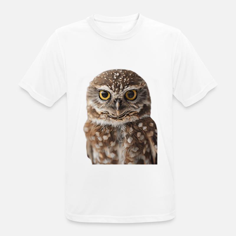 Owl - Men's Breathable T-Shirt - white