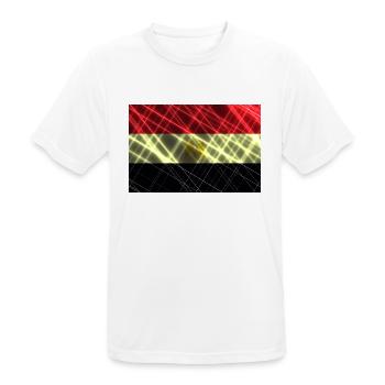 Égypte - T-shirt respirant Homme - blanc - Devant - AI Model Male 185 dark (185cm)
