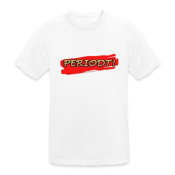 PÉRIODIE - T-shirt respirant Homme - blanc - Devant - AI Model Male 185 dark (185cm)