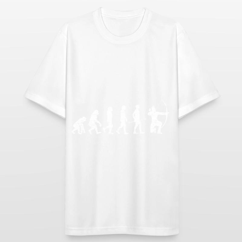 Evolution Bogenschießen Geschenk Männer T-Shirt atmungsaktiv