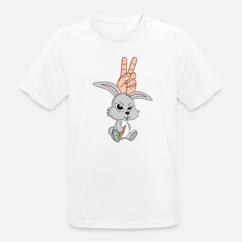 , rabbit or rabbit ear what the hell Easter - Men's Breathable T-Shirt - white