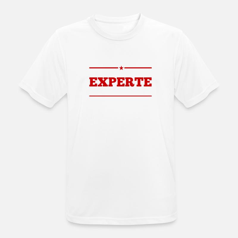 ich bin eine Koryphäe - Männer T-Shirt atmungsaktiv - Weiß