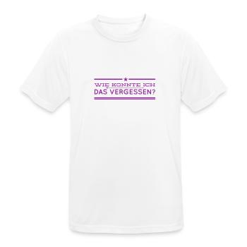 ich bin konfus - Männer T-Shirt atmungsaktiv - Weiß - Vorne - AI Model Male 185 dark (185cm)