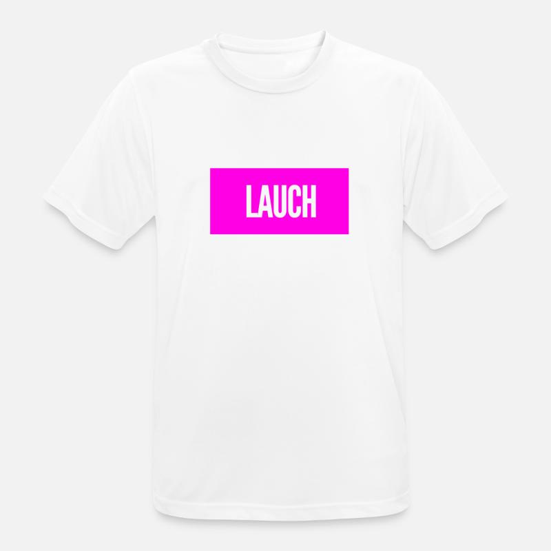 ich bin ein echter Lauch - Männer T-Shirt atmungsaktiv - Weiß