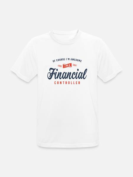 Natürlich bin ich großartig, ich bin ein Finanzkontrolleur - Männer T-Shirt atmungsaktiv - Weiß
