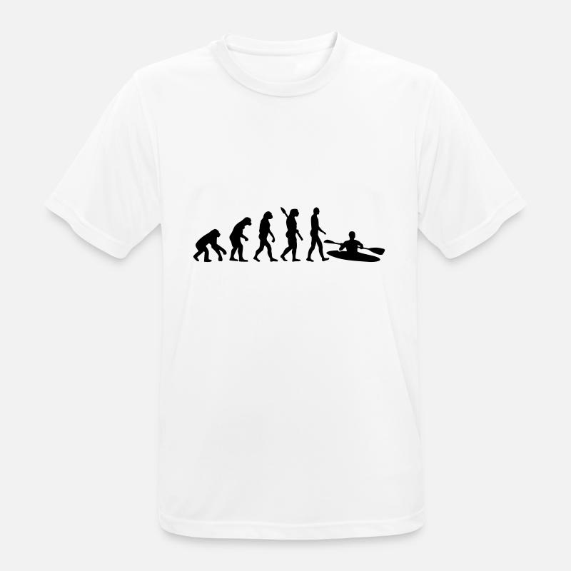 Evolution Kayak - Men's Breathable T-Shirt - white