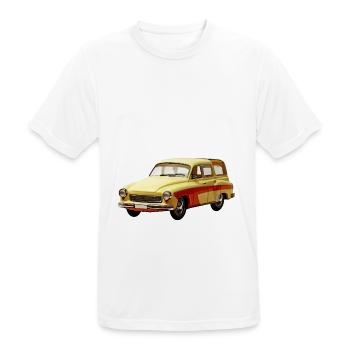 Wartburg 311 Camping - Männer T-Shirt atmungsaktiv - Weiß - Vorne - AI Model Male 185 dark (185cm)