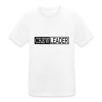 Crew Member - T-shirt respirant Homme - blanc - Devant - AI Model Male 185 dark (185cm)