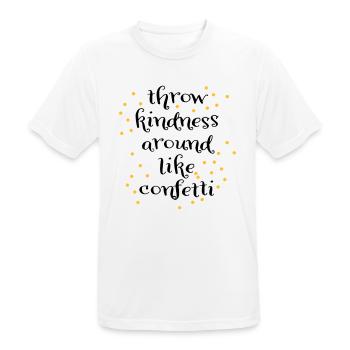 Liebe - Men's Breathable T-Shirt - white - Front - AI Model Male 185 dark (185cm)