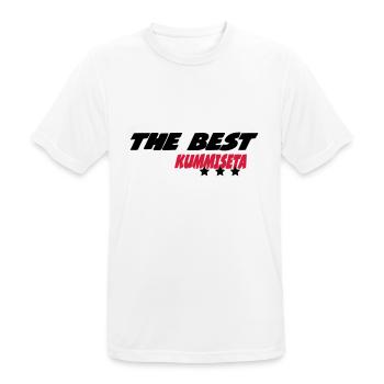 The best kummiseta - T-shirt respirant Homme - blanc - Devant - AI Model Male 185 dark (185cm)