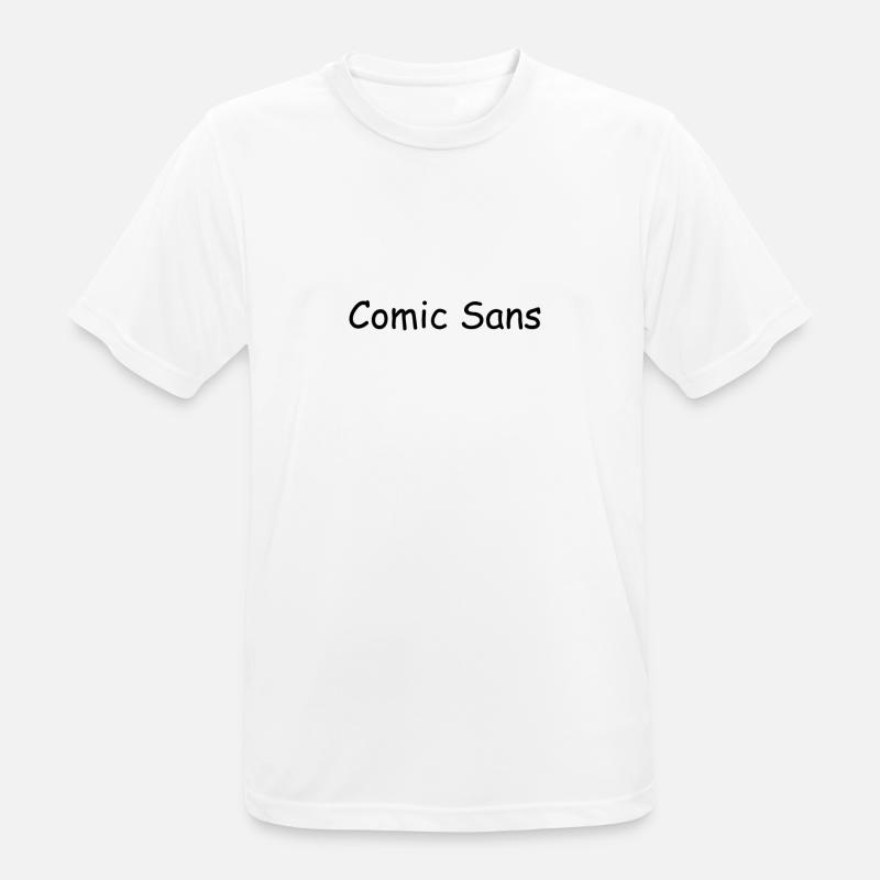 Comic Sans - T-shirt respirant Homme - blanc
