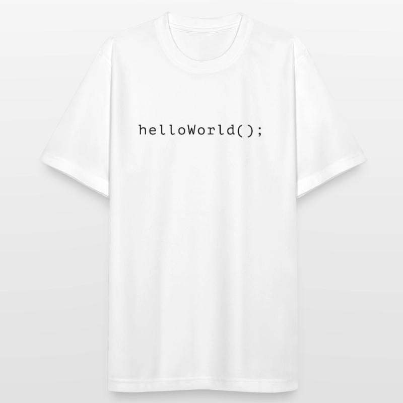 Code de programme HelloWorld Codage Informatik T-shirt respirant Homme