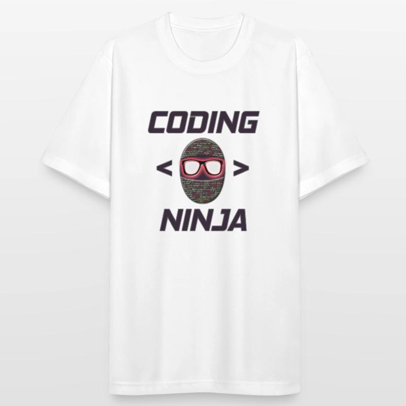 Programmierer, Coding Ninja, Geschenk Männer T-Shirt atmungsaktiv