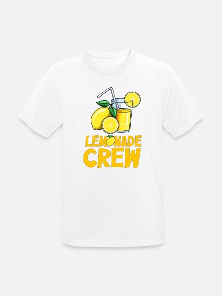 Limonade Lemonade Crew Zitronen Limo Saft Eis - Männer T-Shirt atmungsaktiv - Weiß