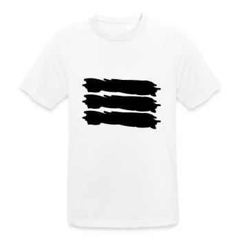 deutschland - Männer T-Shirt atmungsaktiv - Weiß - Vorne - AI Model Male 185 dark (185cm)