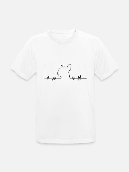 Bulldog - Men's Breathable T-Shirt - white