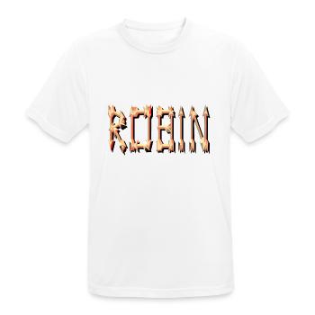 robin2 - Männer T-Shirt atmungsaktiv - Weiß - Vorne - AI Model Male 185 dark (185cm)