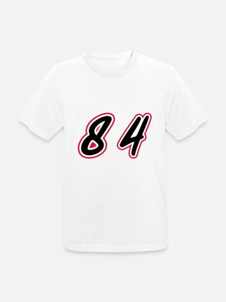 84 Number Symbol - Men's Breathable T-Shirt - white