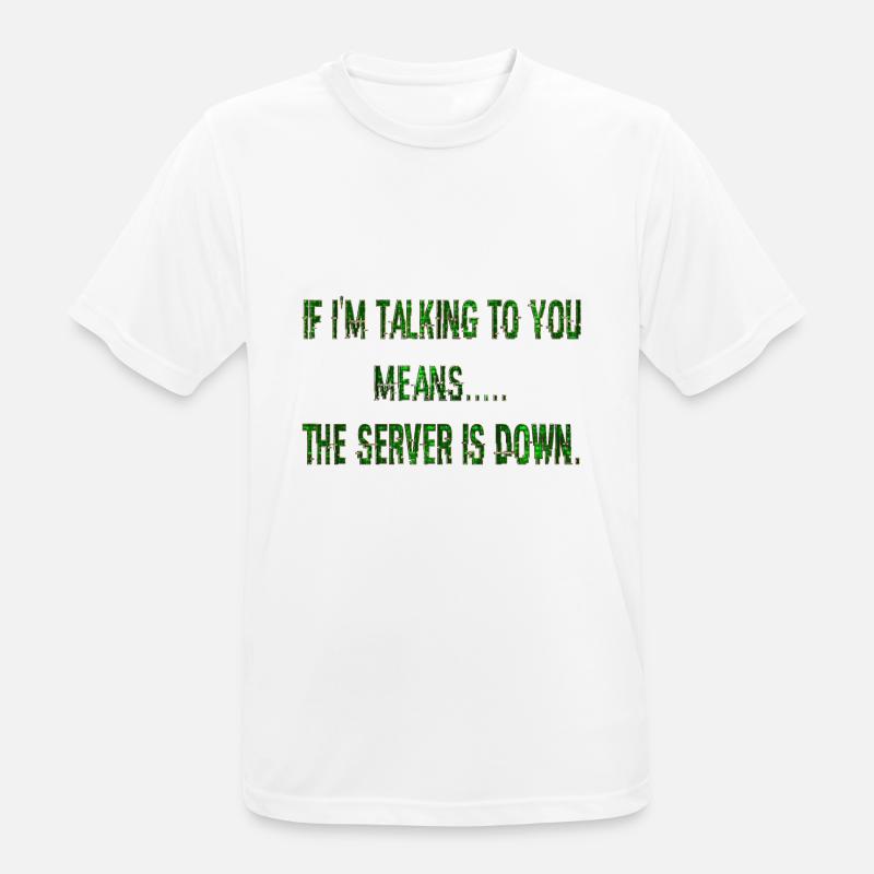 Hacking hacker hacker computer cybersecurity - Men's Breathable T-Shirt - white