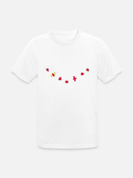 Birdies - T-shirt respirant Homme - blanc