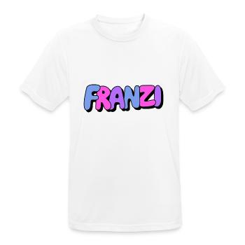 Anonyme - T-shirt respirant Homme - blanc - Devant - AI Model Male 185 dark (185cm)