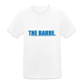 Dance Dads Hang Out At The Barre 4 - Men's Breathable T-Shirt - white - Front - AI Model Male 185 dark (185cm)